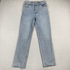 Abercrombie & Fitch Jeans Womens 27/4 Blue The 90s Straight Ultra High Rise‎